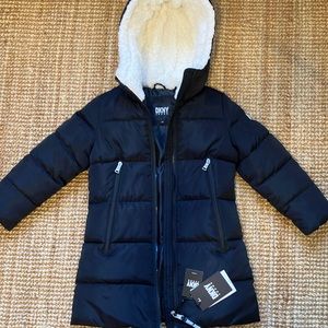DKNY long winter girls' coat (6 years old)